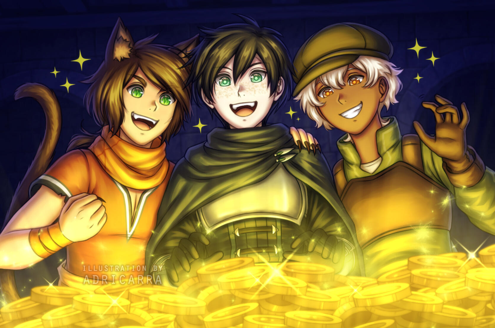 Original Characters - Soft Shading illustration