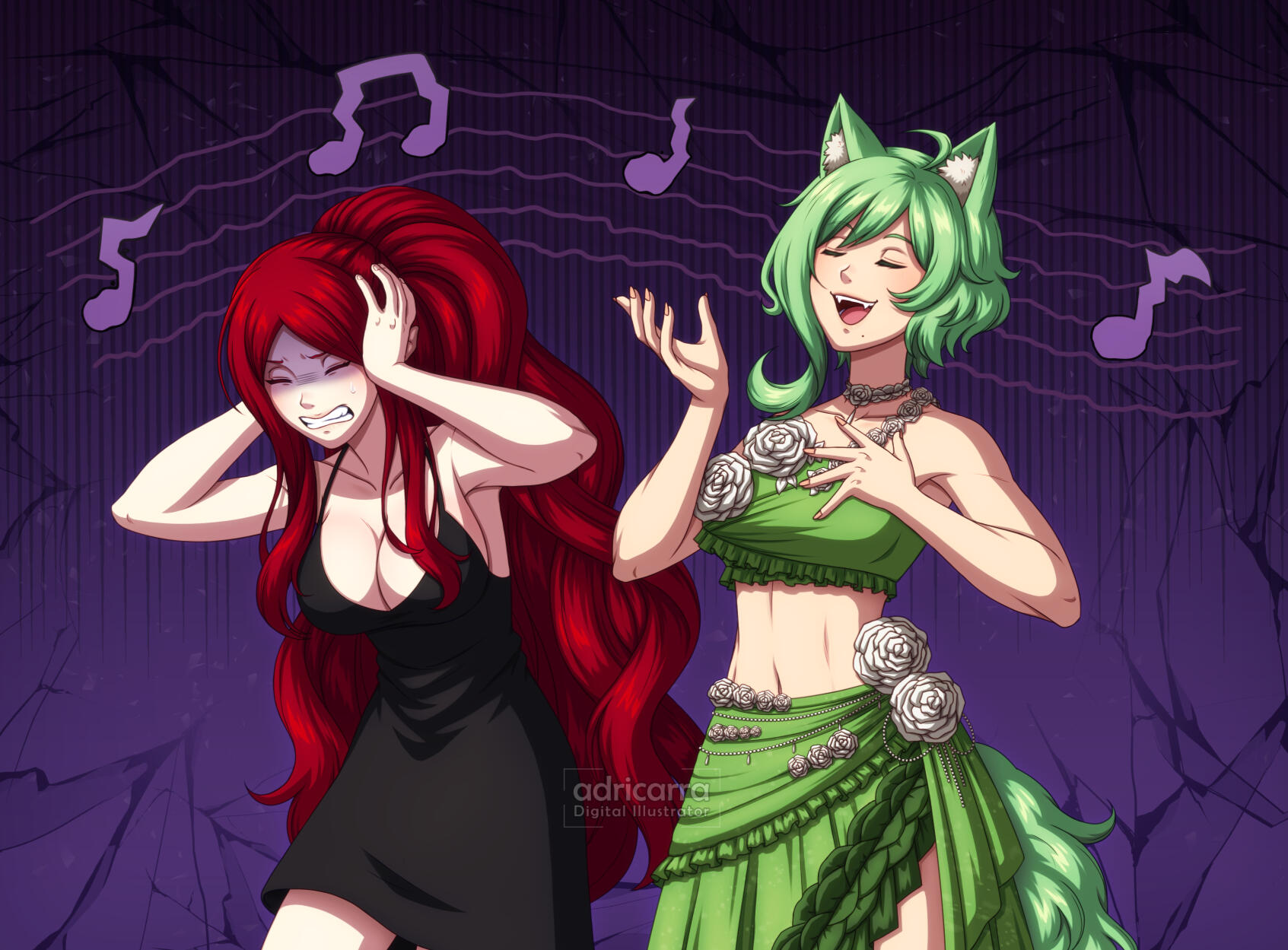 Original Characters - Cell-shading illustration