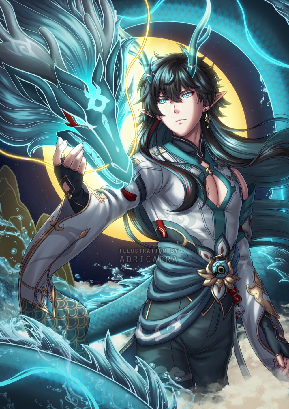 Dan Heng [Honkai Star Rail] - Soft Shaded illustration