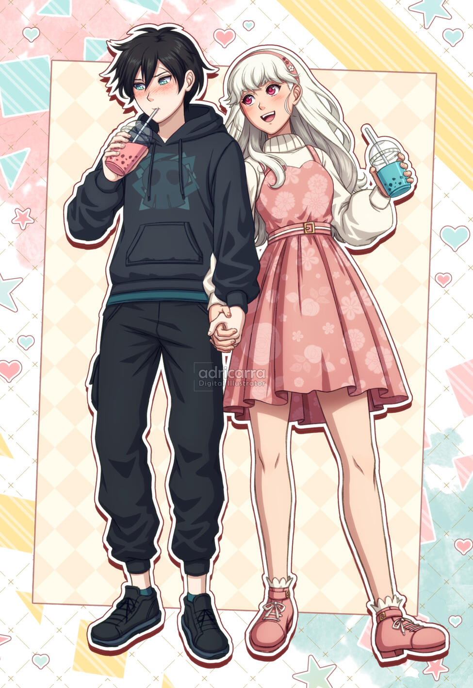 Original Characters - Cell Shaded illustration