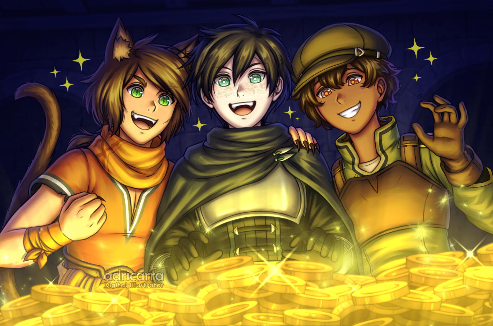 Original Characters - Soft Shaded illustration